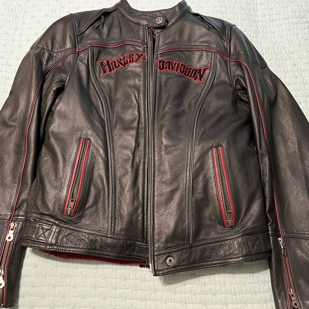 Woman’s Leather Harley Davidson Jacket